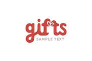 Gifts logo with box symbol