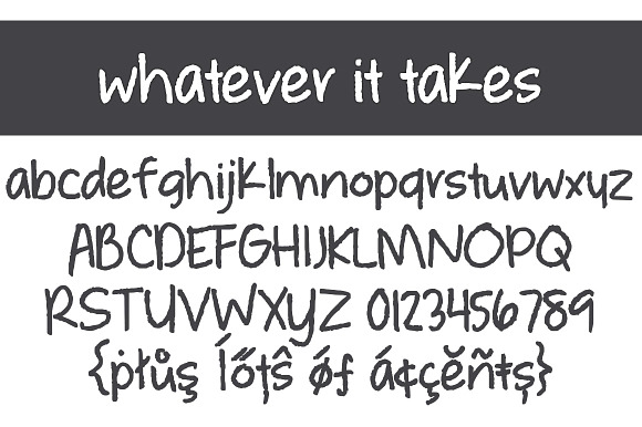 Whatever it Takes Bold in Script Fonts - product preview 1