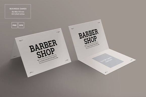 Branding Pack | Barber Shop in Branding Mockups - product preview 2