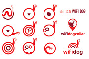Set icons of "wifi dog"