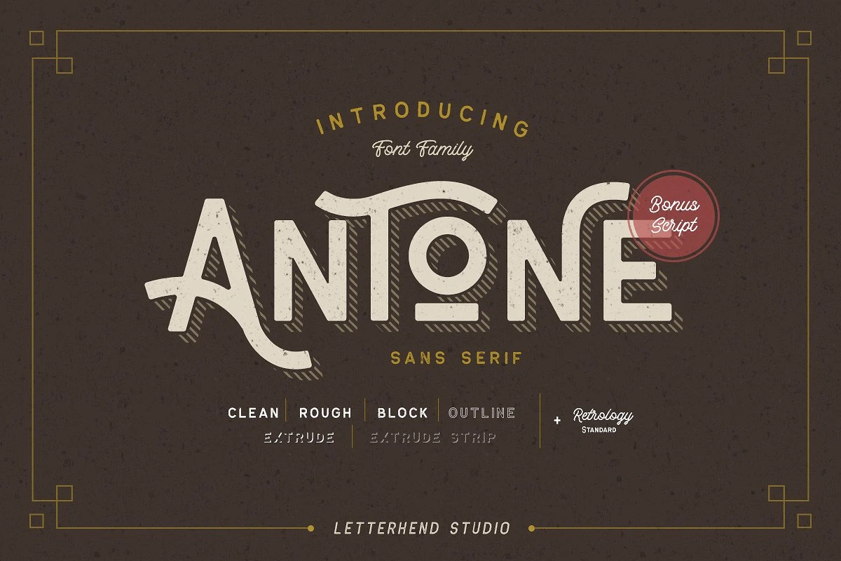  Antone Family - 7 FONTS in Display Fonts - product preview 8