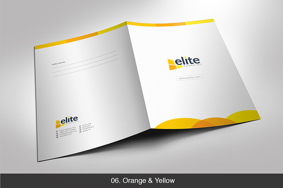 Presentation Folder Template in Stationery Templates - product preview 2