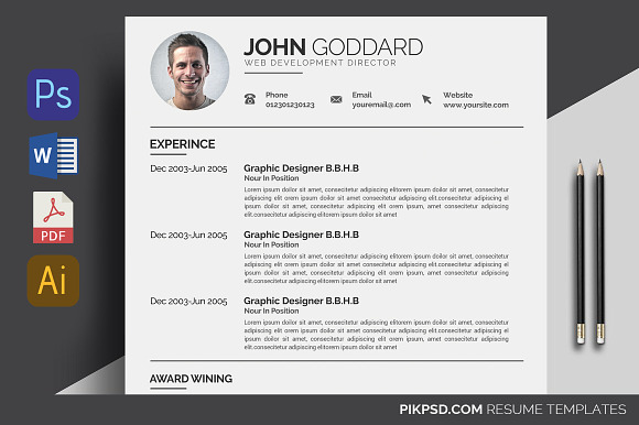 Resume CV in Resume Templates - product preview 1