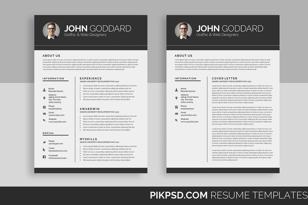 Professional Resume/CV in Resume Templates - product preview 8