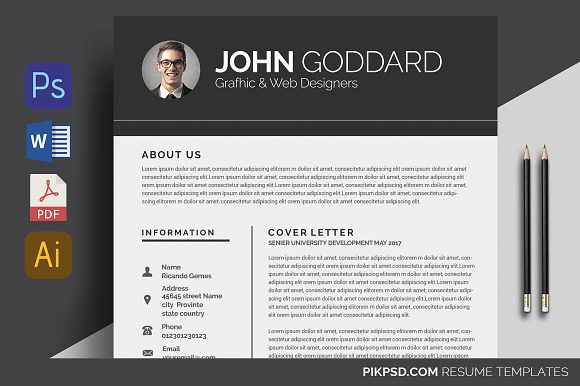 Professional Resume/CV in Resume Templates - product preview 4