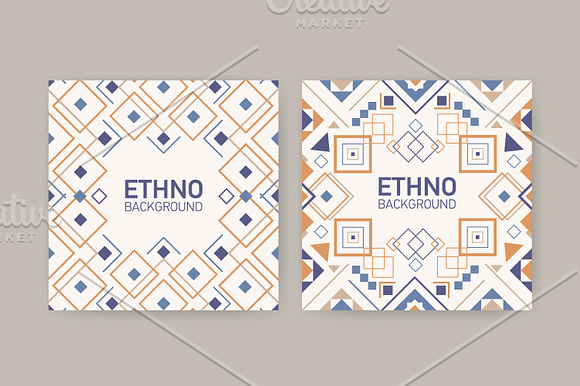 Geometric elements in ethnic style in Illustrations - product preview 7