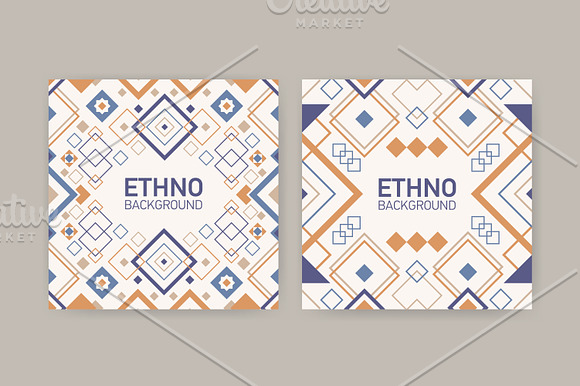 Geometric elements in ethnic style in Illustrations - product preview 9