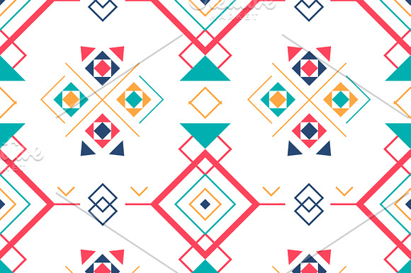 Geometric elements in ethnic style in Illustrations - product preview 10