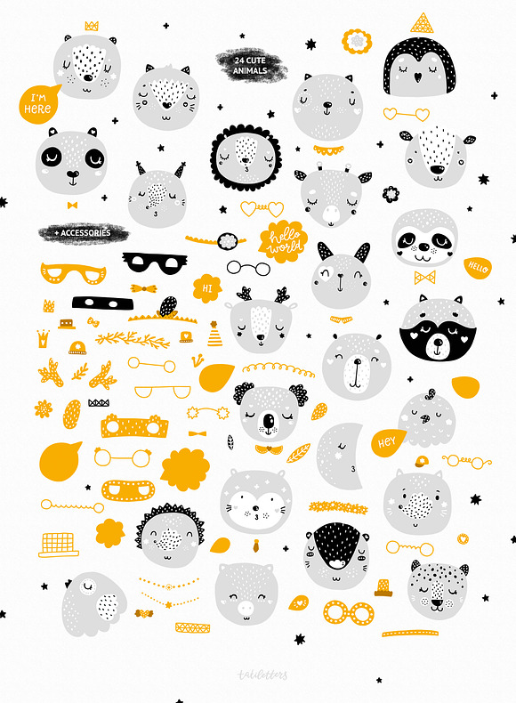 Scandinavian Animals - Nursery print in Illustrations - product preview 1
