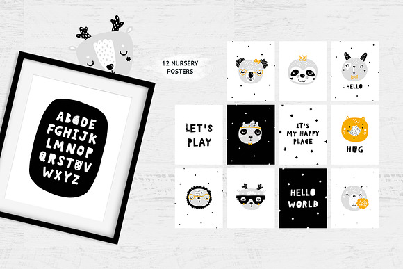 Scandinavian Animals - Nursery print in Illustrations - product preview 3