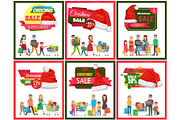 Set of Christmas Sale Premium Quality Banners