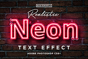 Realistic Neon Photoshop Effect