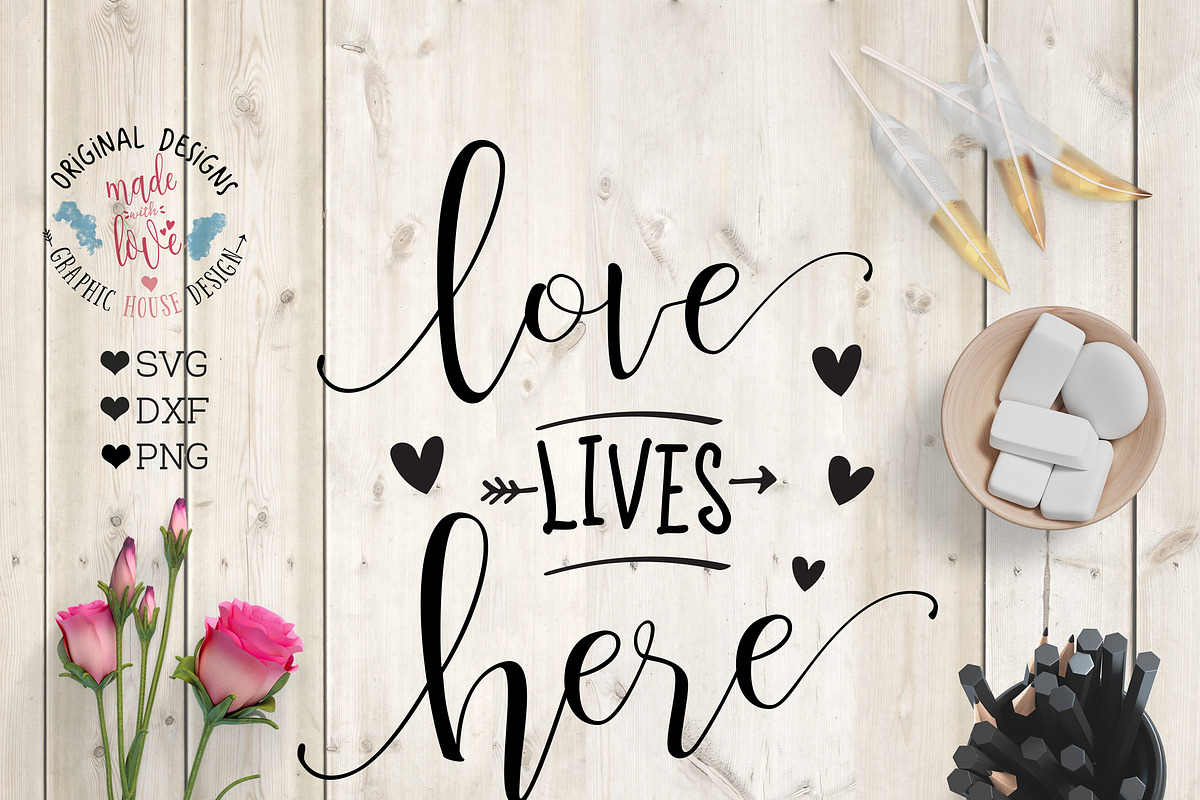 Love lives here in Illustrations - product preview 8