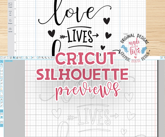Love lives here in Illustrations - product preview 1