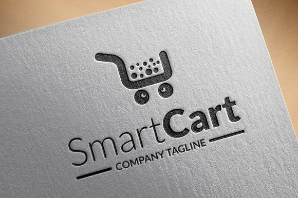 Smart Cart Shopping Cart Logo in Logo Templates - product preview 3
