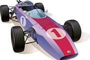 Classic F1 Racing Car