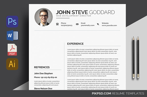 Resume CV in Resume Templates - product preview 4