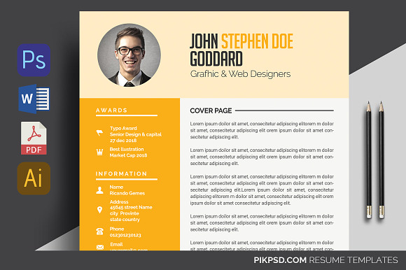 Resume CV in Resume Templates - product preview 2