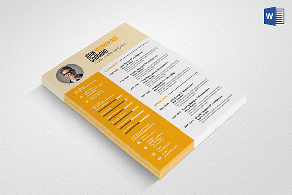 Resume CV in Resume Templates - product preview 3