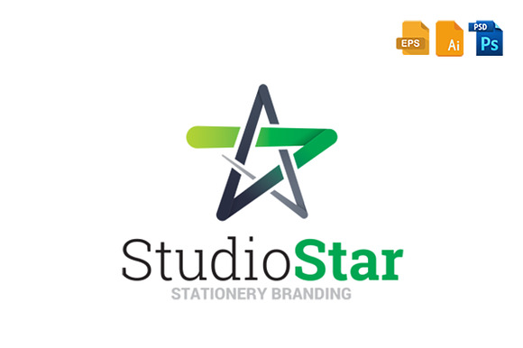 Star Symbol Logo Template in Logo Templates - product preview 1
