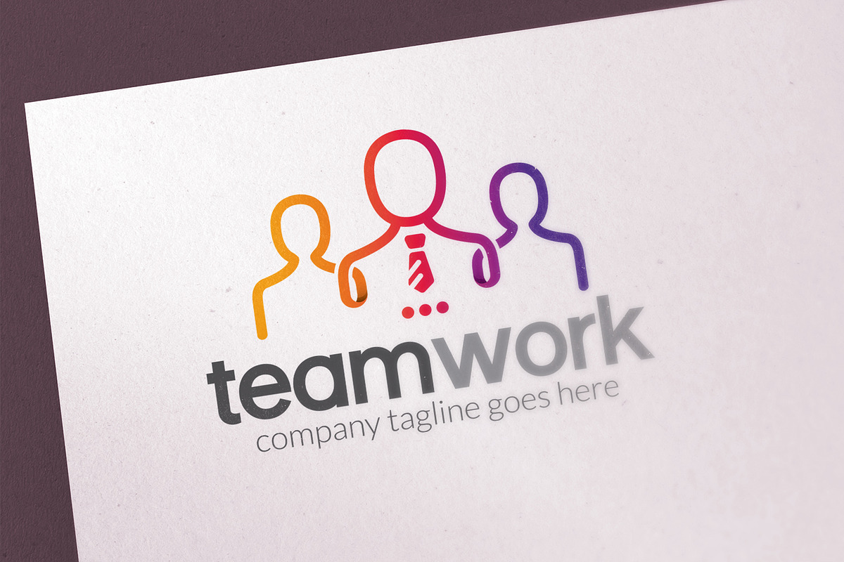 People Team Logo Template in Logo Templates - product preview 8