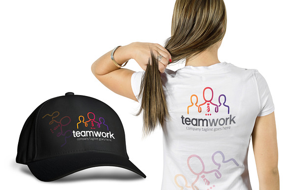 People Team Logo Template in Logo Templates - product preview 5