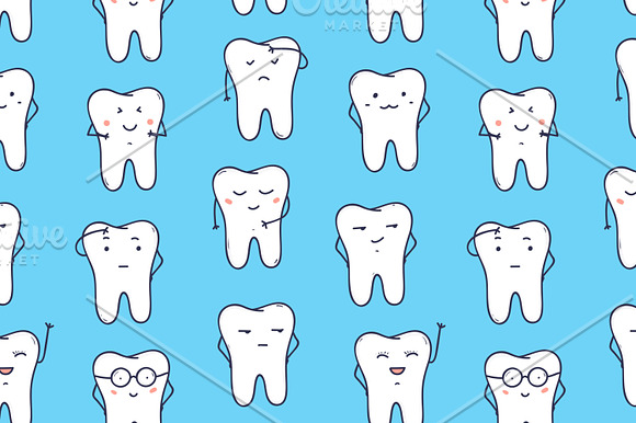 Funny teeth in Illustrations - product preview 2