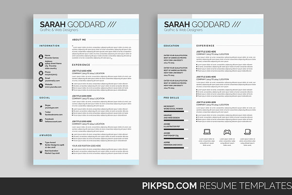 Resume CV Set