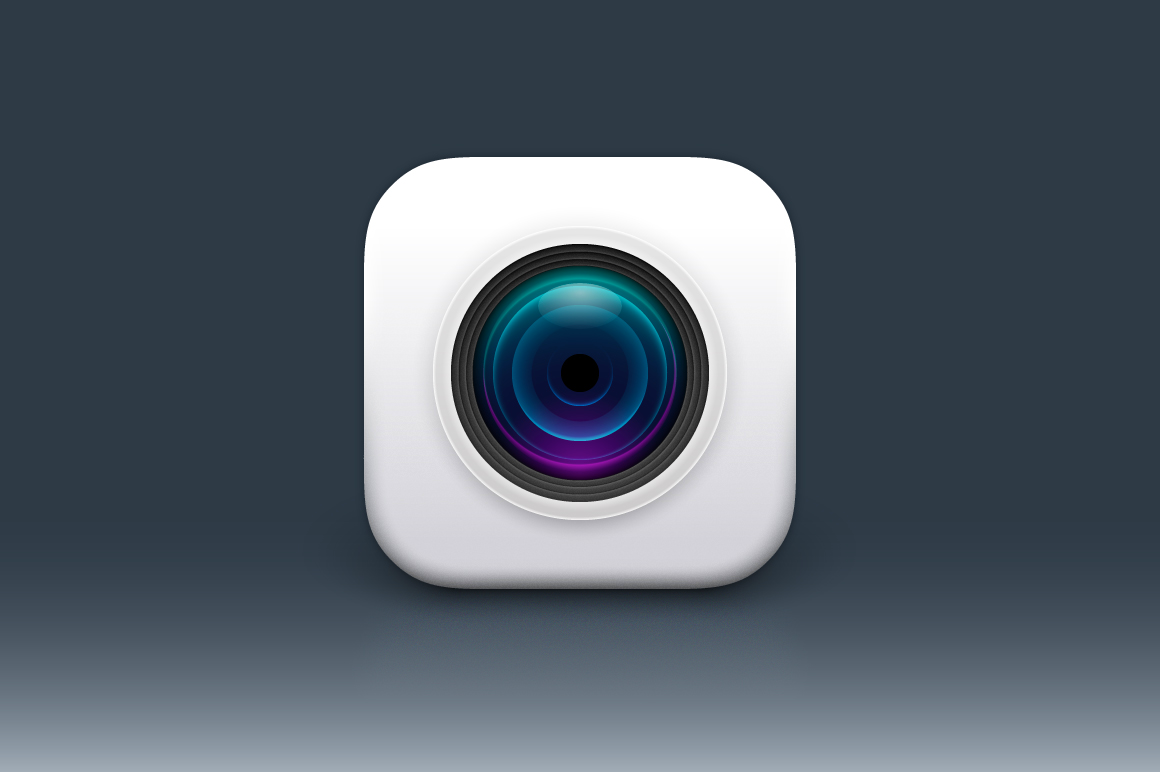 Vector Camera icon | Custom-Designed Icons ~ Creative Market
