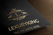 Lexury King (Letter L) Logo