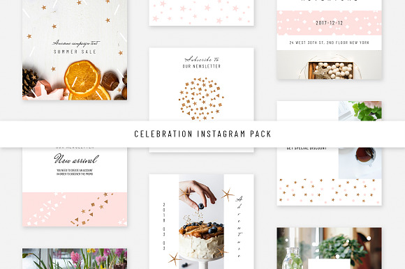 Celebration Instagram Pack in Instagram Templates - product preview 5