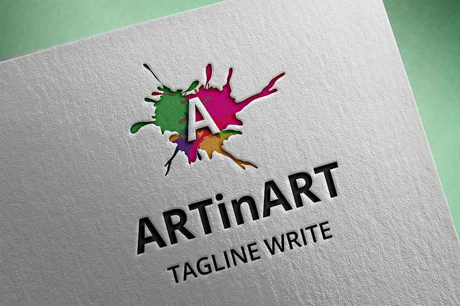 Letter A (Art in Art)  Logo