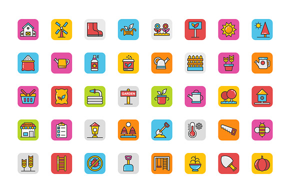 168 Nature Vector Icons in Graphics - product preview 3