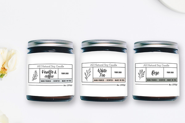 Candle Label Templates
