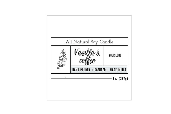 Candle Label Templates in Stationery Templates - product preview 2