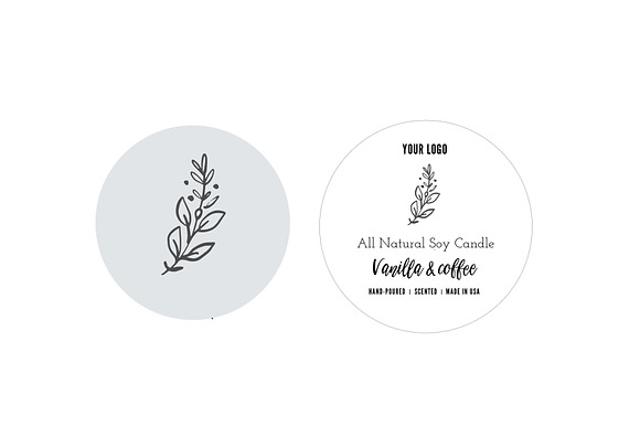 Candle Label Templates in Stationery Templates - product preview 4