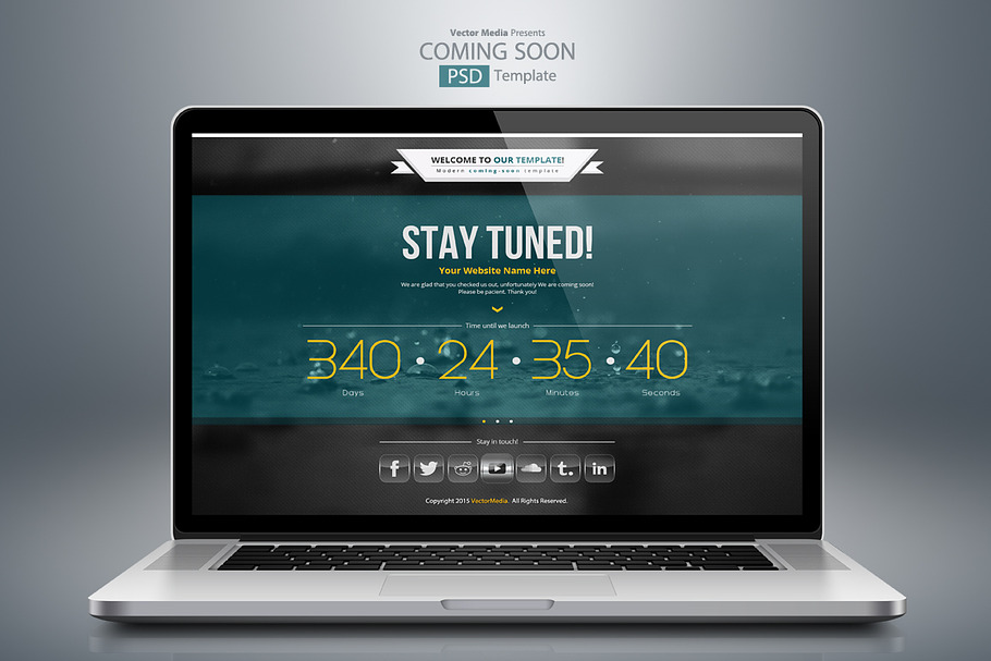Coming Soon - PSD Template