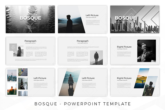 BOSQUE - Creative Template in PowerPoint Templates - product preview 1