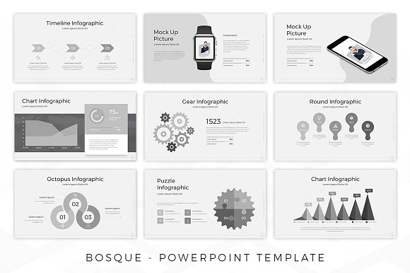 BOSQUE - Creative Template in PowerPoint Templates - product preview 4