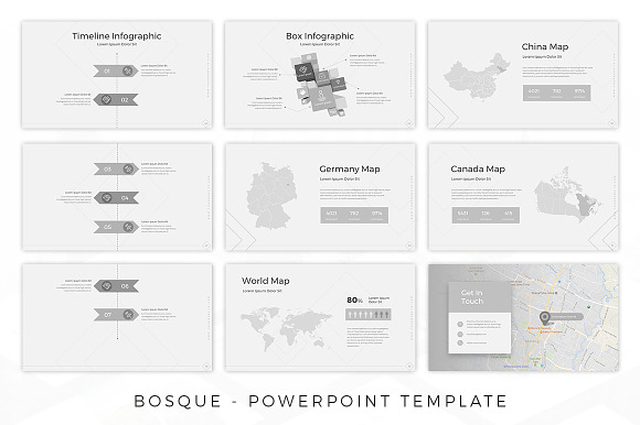 BOSQUE - Creative Template in PowerPoint Templates - product preview 6