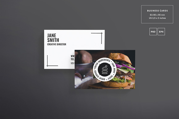 Branding Pack | Burger House in Branding Mockups - product preview 4