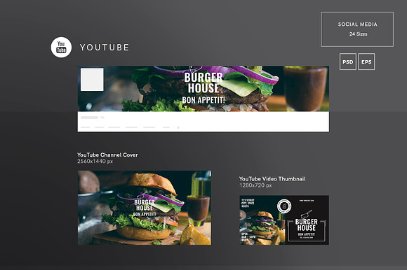 Branding Pack | Burger House in Branding Mockups - product preview 9