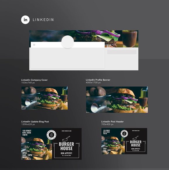 Branding Pack | Burger House in Branding Mockups - product preview 12