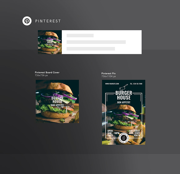 Branding Pack | Burger House in Branding Mockups - product preview 14