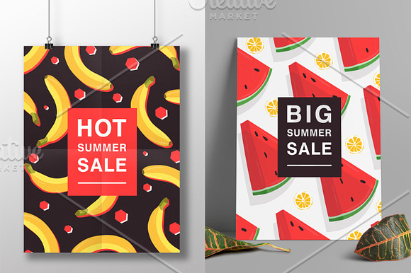 Set with poster on summer sale in Objects - product preview 1