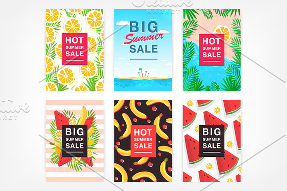 Set with poster on summer sale in Objects - product preview 2