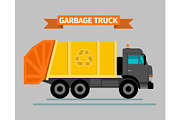Urban sanitary vehicle garbage truck