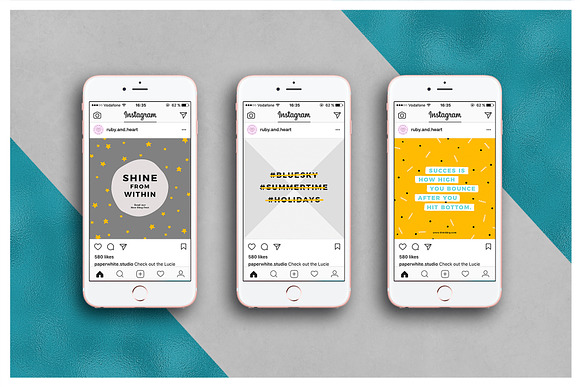 ANIMATED Playful Instagram Posts in Instagram Templates - product preview 2