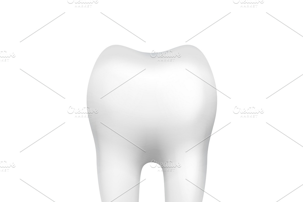 Single white tooth in Illustrations - product preview 8