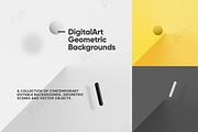 Digital-Art Geometric Backgrounds